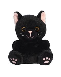 Palm Pals Twilight Black Cat Soft Toy